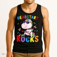 Headstart Rocks Unicorn Back To School Tank Top thumb 3
