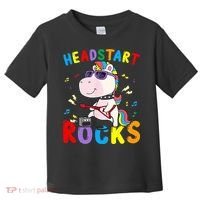 Headstart Rocks Unicorn Back To School Toddler T-Shirt thumb 0