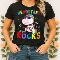 Headstart Rocks Unicorn Back To School Women's T-Shirt thumb 2