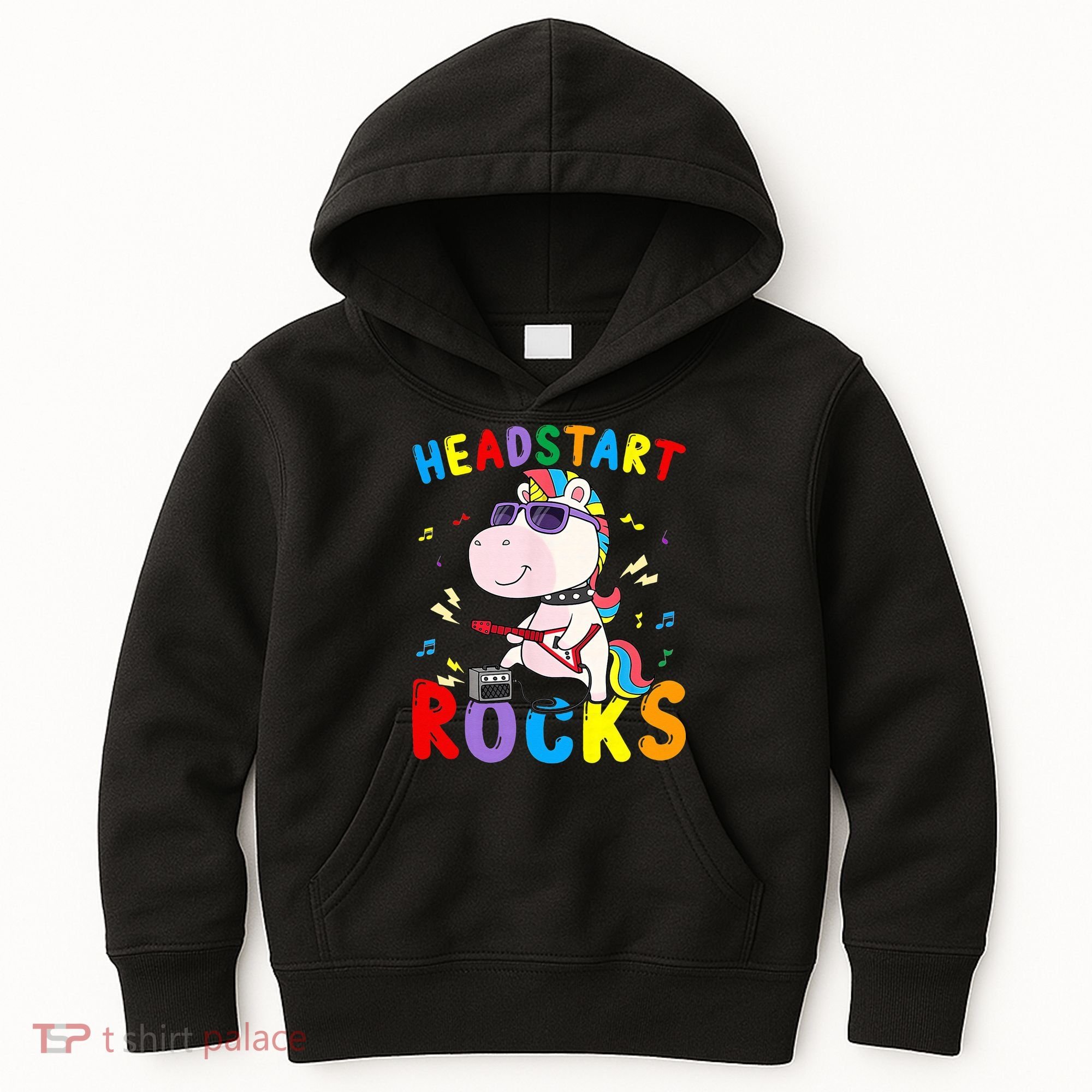 Headstart Rocks Unicorn Back To School Kids Hoodie