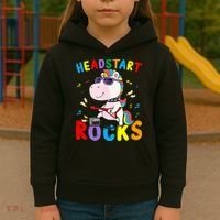 Headstart Rocks Unicorn Back To School Kids Hoodie thumb 3