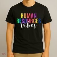 Human Resource Vibes Hr Specialist Hr Manager Coworker T-Shirt thumb 3