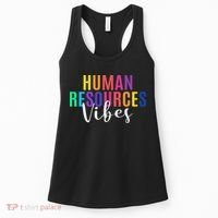 Human Resource Vibes Hr Specialist Hr Manager Coworker Women's Tank Top thumb 0