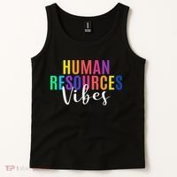 Human Resource Vibes Hr Specialist Hr Manager Coworker Tank Top thumb 2