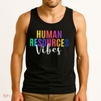 Human Resource Vibes Hr Specialist Hr Manager Coworker Tank Top thumb 3