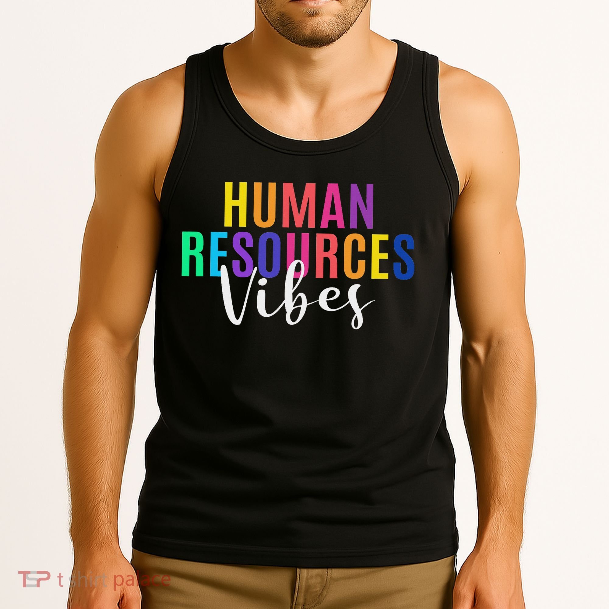 Human Resource Vibes Hr Specialist Hr Manager Coworker Tank Top