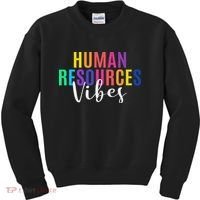 Human Resource Vibes Hr Specialist Hr Manager Coworker Kids Sweatshirt thumb 0