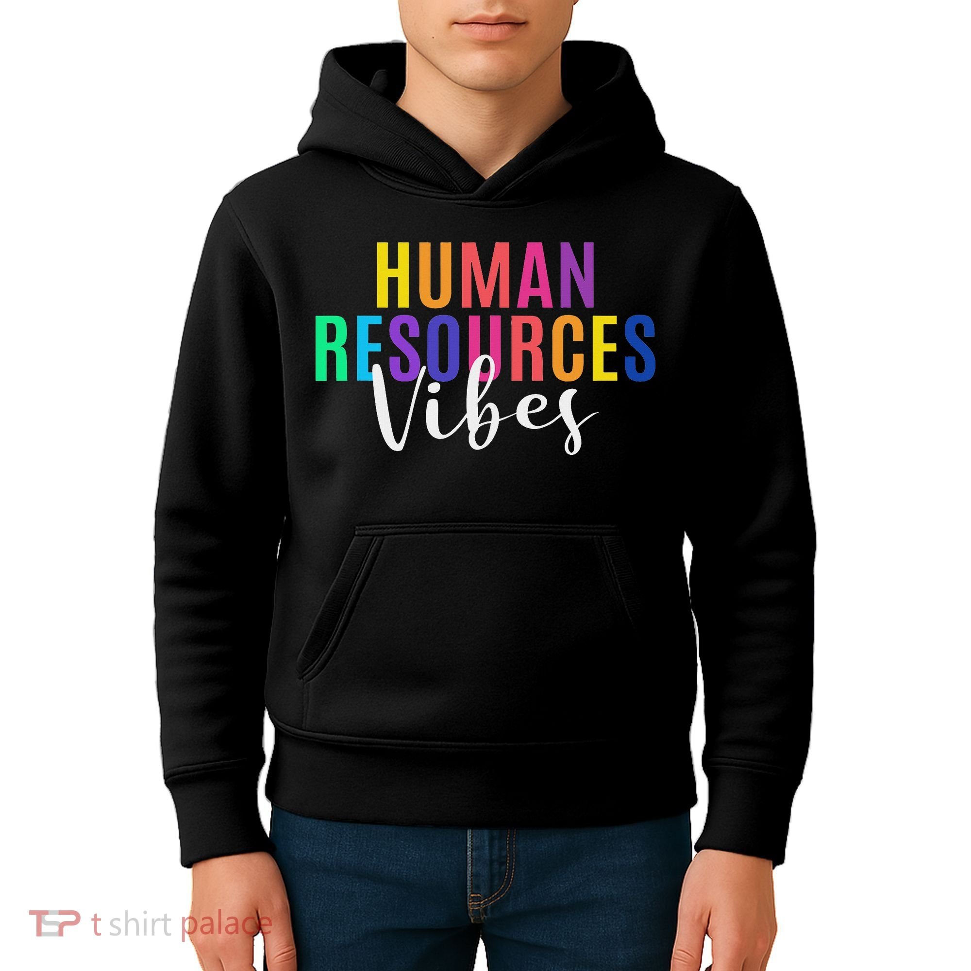 Human Resource Vibes Hr Specialist Hr Manager Coworker Kids Hoodie