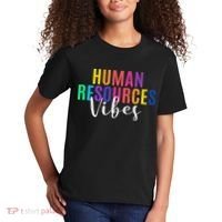 Human Resource Vibes Hr Specialist Hr Manager Coworker Kids T-Shirt thumb 2