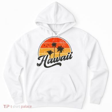 Hawaii Retro Vintage Sunset Hoodie