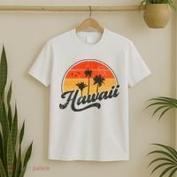 Hawaii Retro Vintage Sunset T-Shirt thumb 2