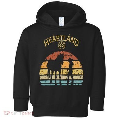 Heartland Retro Vintage Sunset Toddler Hoodie