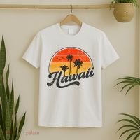 Hawaii Retro Vintage Sunset T-Shirt thumb 2