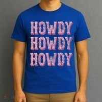 Howdy Rodeo Vintage Western Country Southern Cowgirl Gift T-Shirt thumb 3
