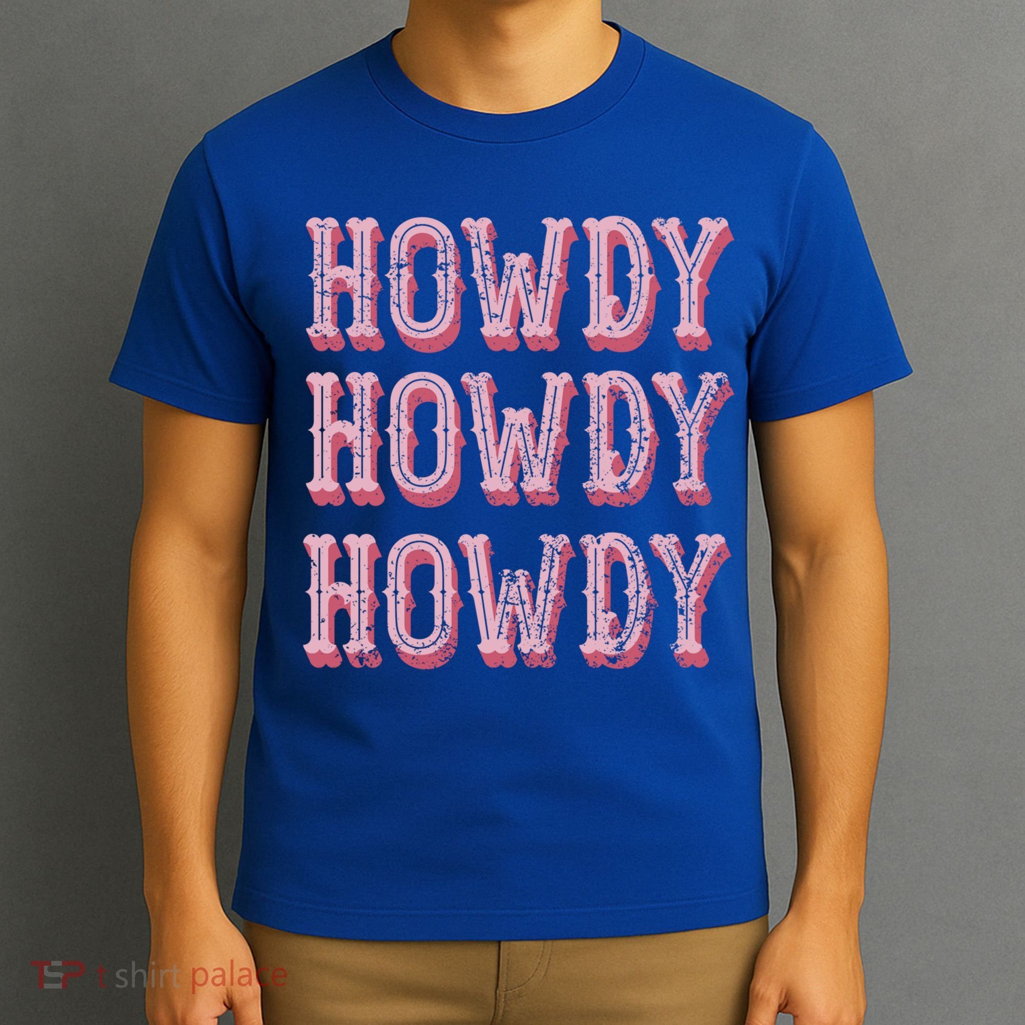 Howdy Rodeo Vintage Western Country Southern Cowgirl Gift T-Shirt