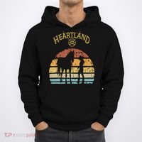 Heartland Retro Vintage Sunset Hoodie thumb 0