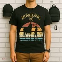 Heartland Retro Vintage Sunset T-Shirt thumb 6