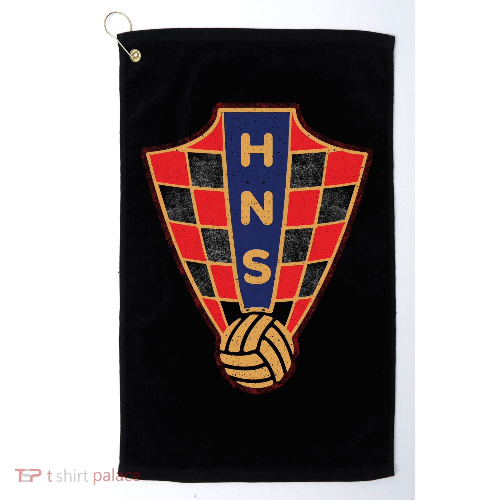 Hrvatska Croatia Croatian National Soccer Golf Towel