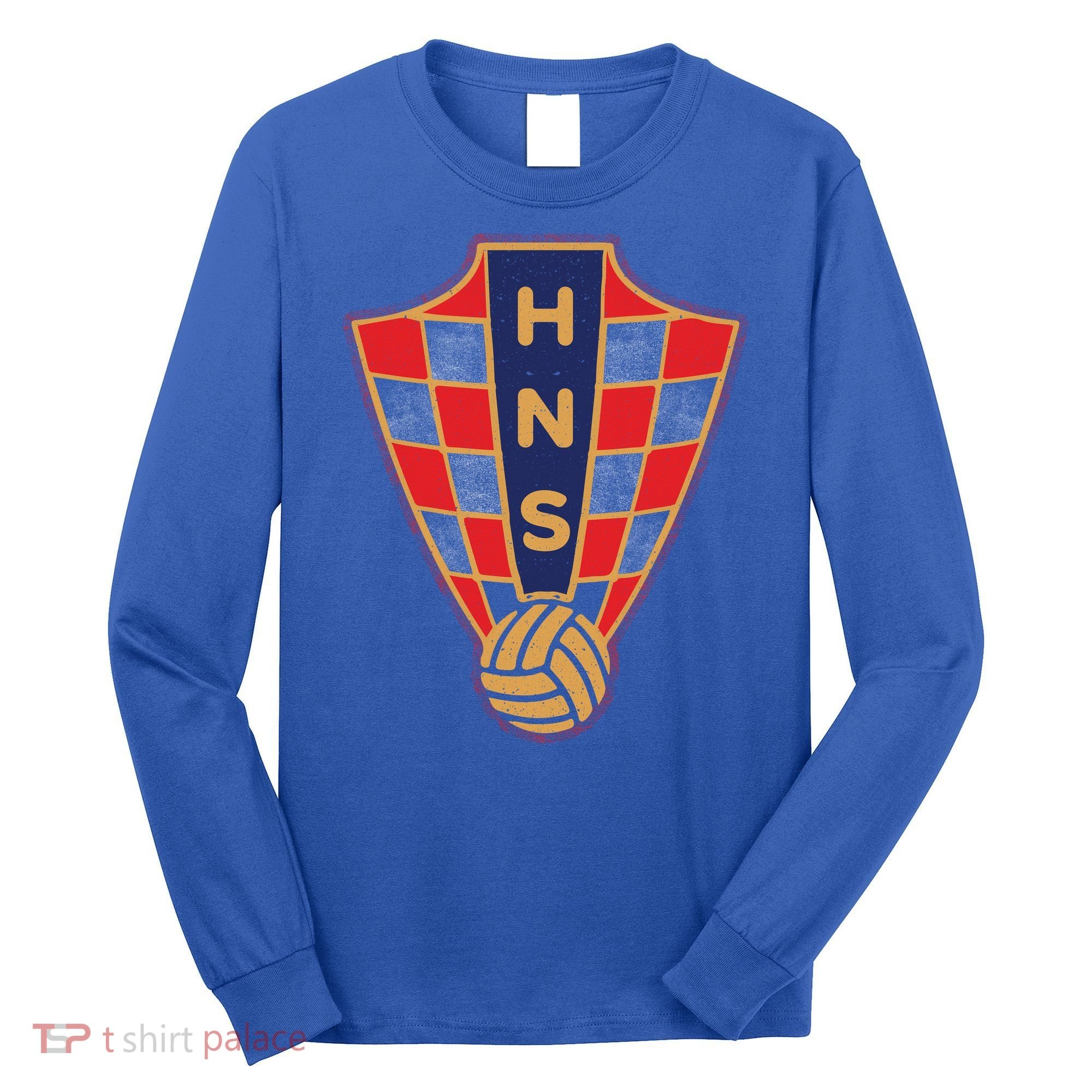 Hrvatska Croatia Croatian National Soccer Long Sleeve Shirt