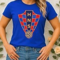Hrvatska Croatia Croatian National Soccer Women's T-Shirt thumb 2