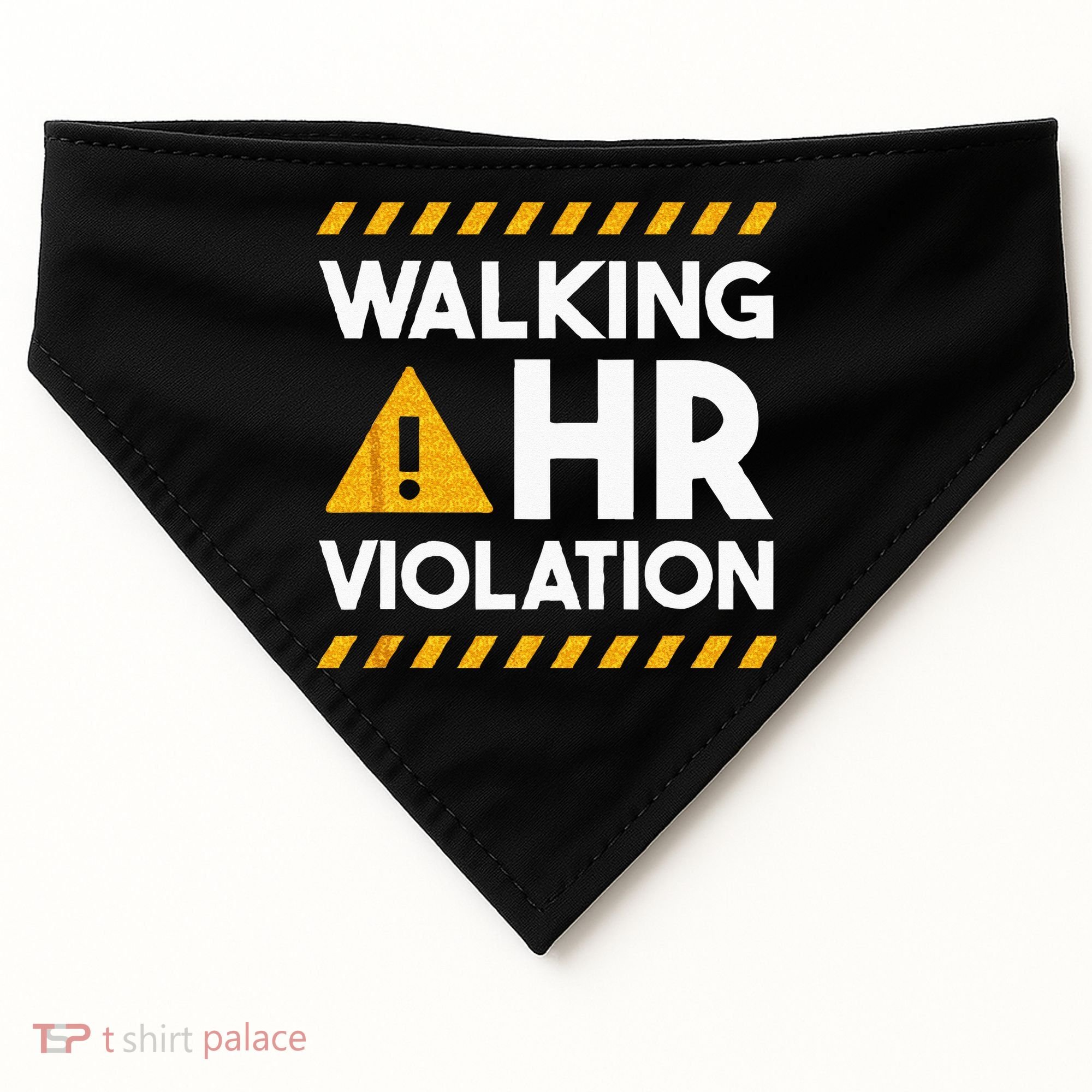 Human Resources Walking HR Violation USA-Made Doggie Bandana