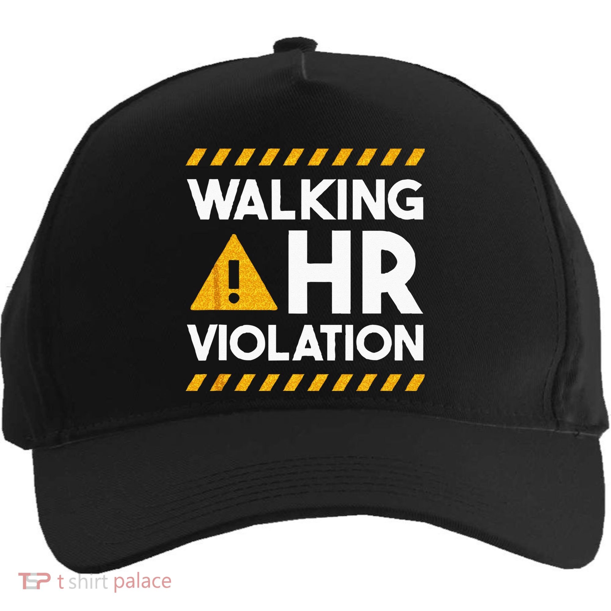 Human Resources Walking HR Violation Five-Panel Snapback Cap