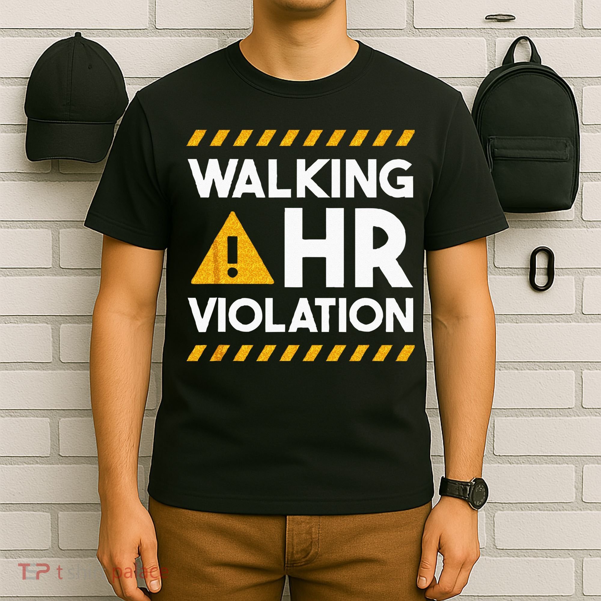 Human Resources Walking HR Violation T-Shirt