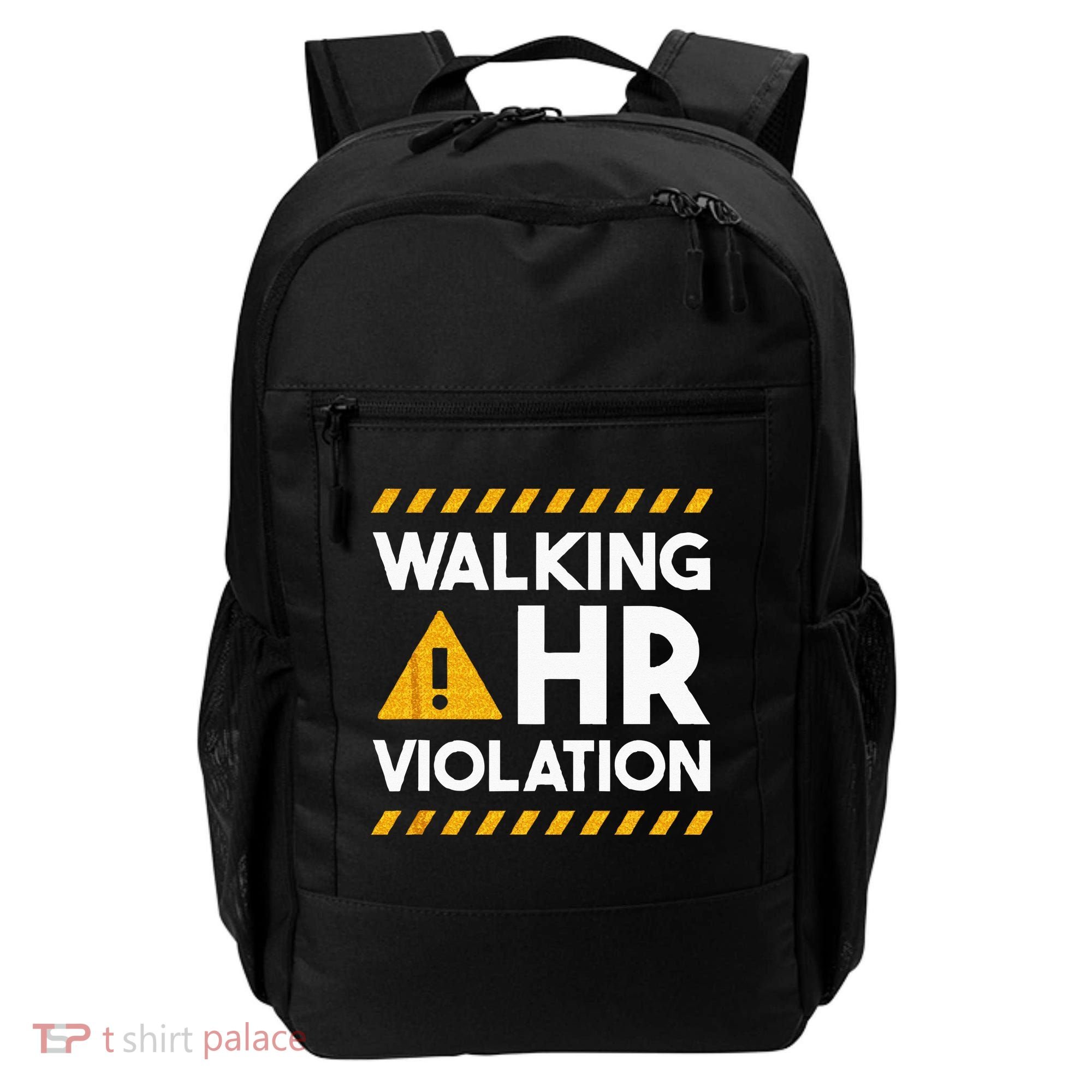 Human Resources Walking HR Violation Backpack