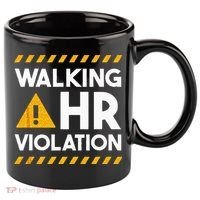 Human Resources Walking HR Violation 11oz C Handle Ceramic Mug thumb 0