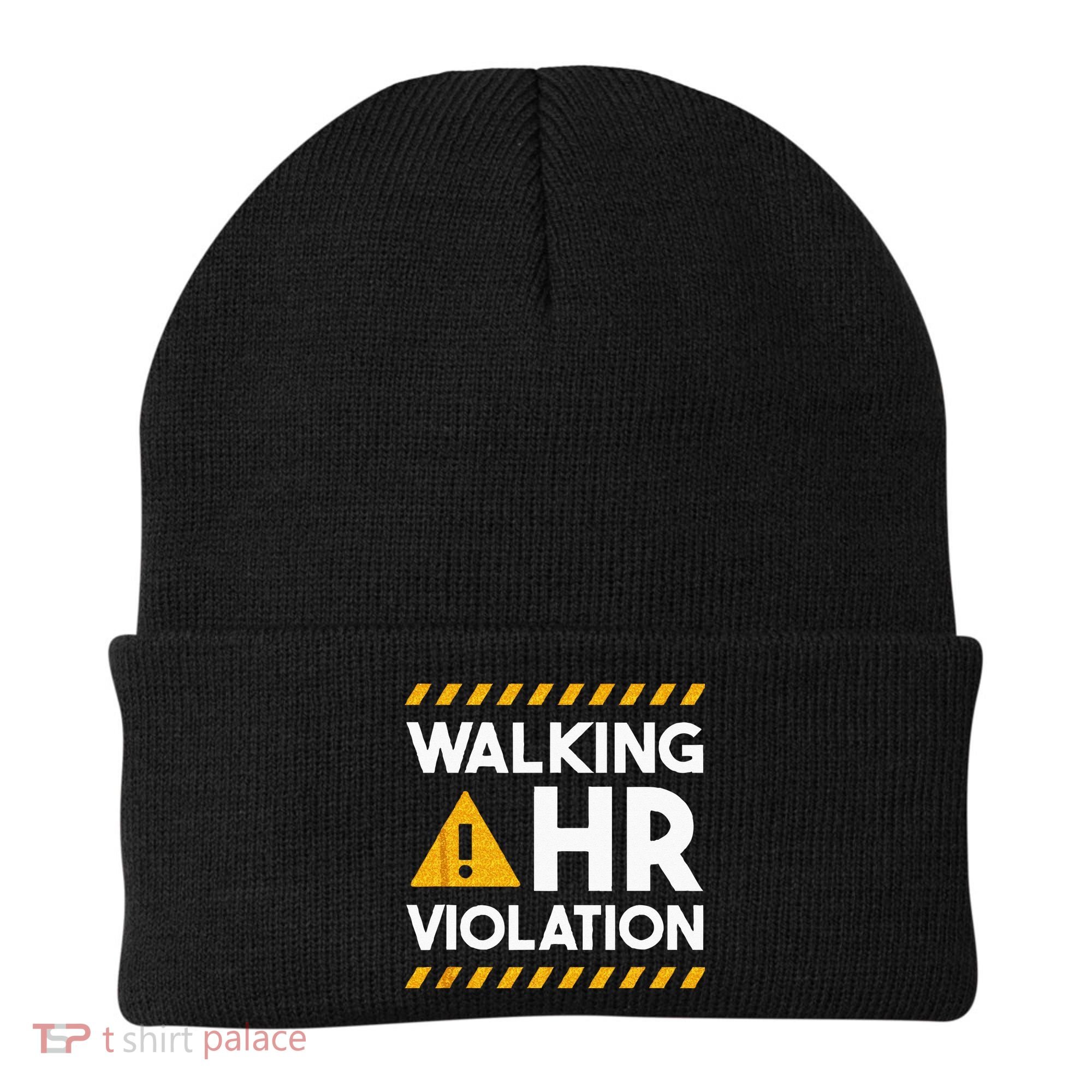 Human Resources Walking HR Violation Beanie