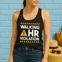 Human Resources Walking HR Violation Women's Tank Top thumb 2