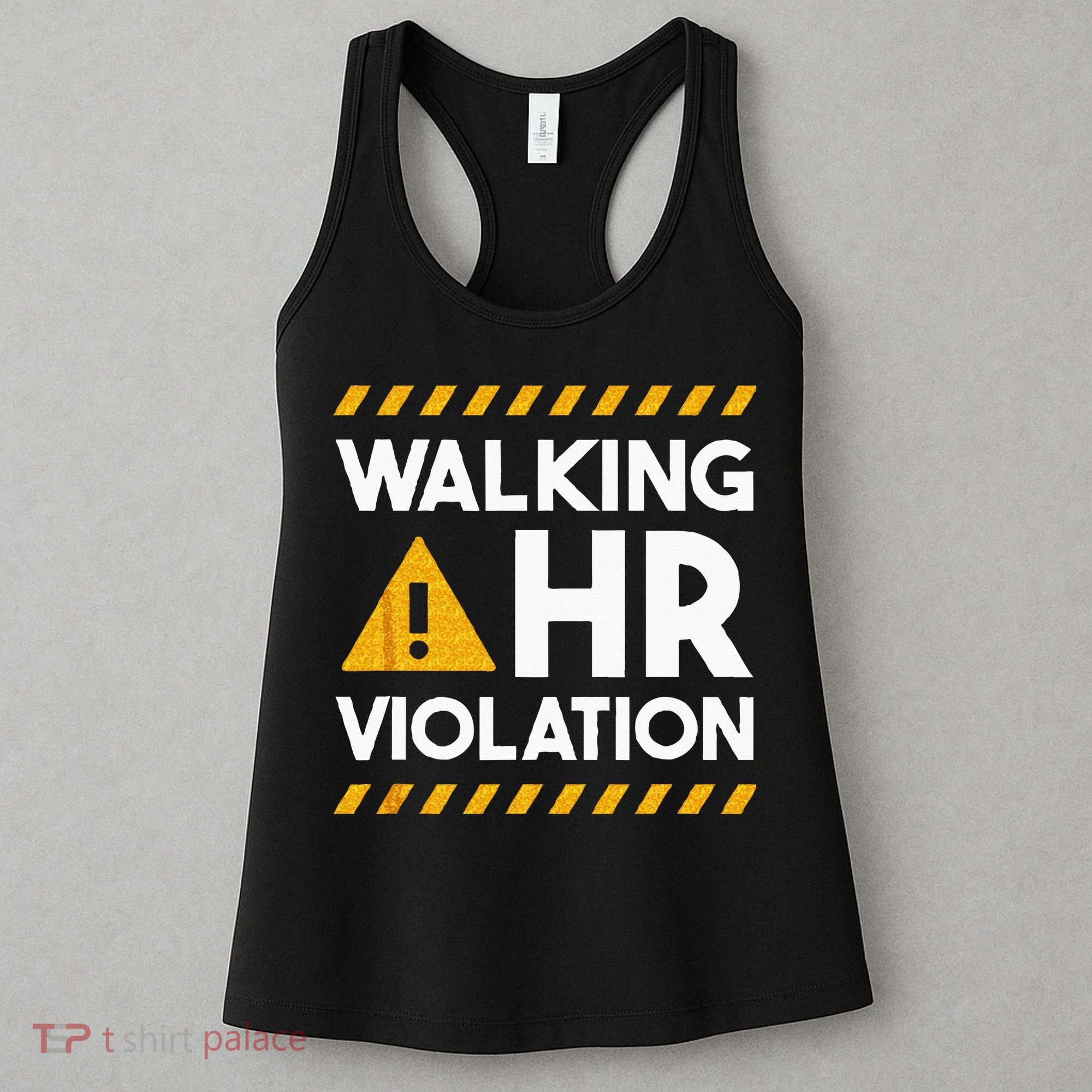 Human Resources Walking HR Violation Women's Tank Top