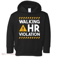 Human Resources Walking HR Violation Toddler Hoodie thumb 0