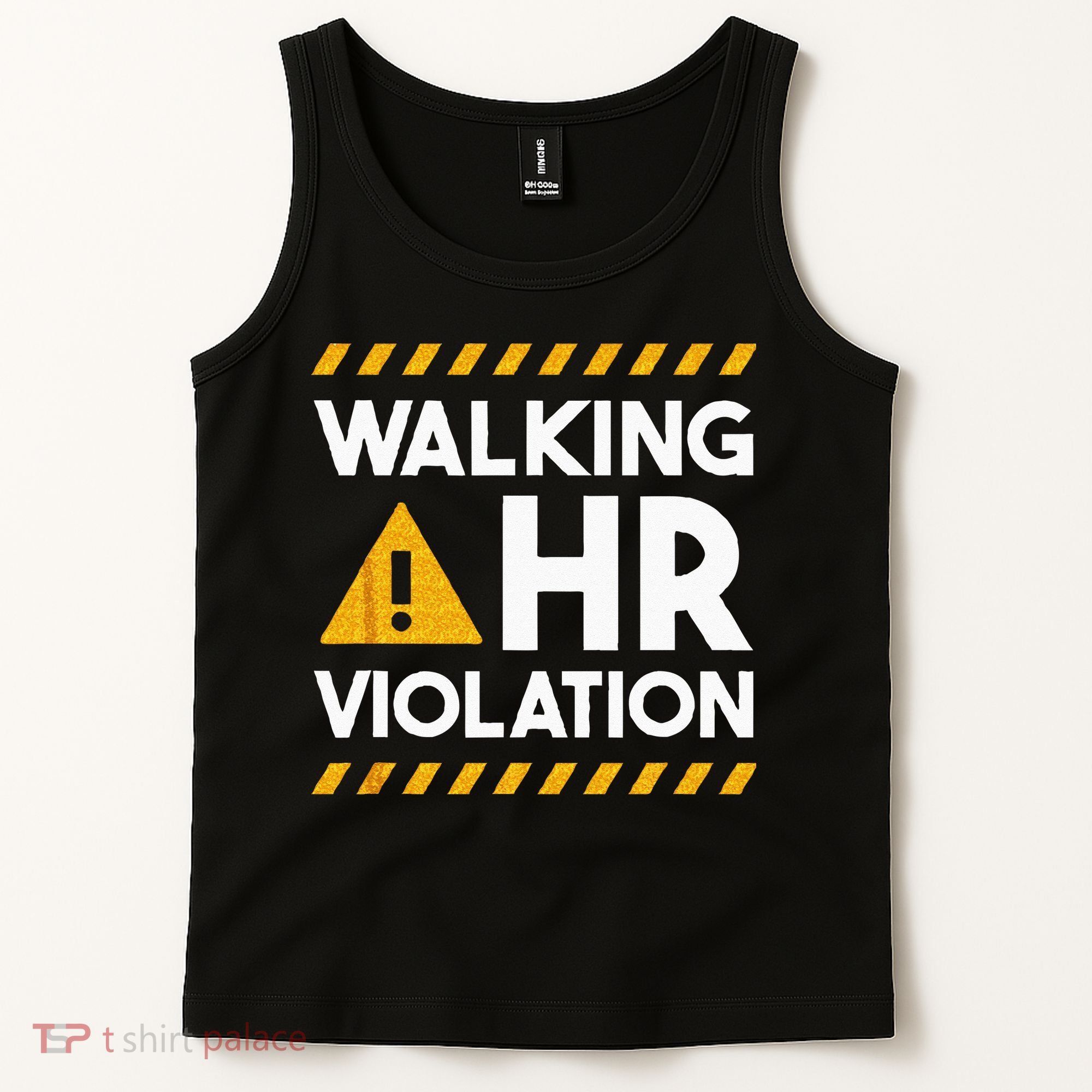 Human Resources Walking HR Violation Tank Top