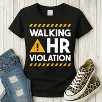 Human Resources Walking HR Violation Women's T-Shirt thumb 3