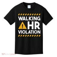 Human Resources Walking HR Violation Kids T-Shirt thumb 0