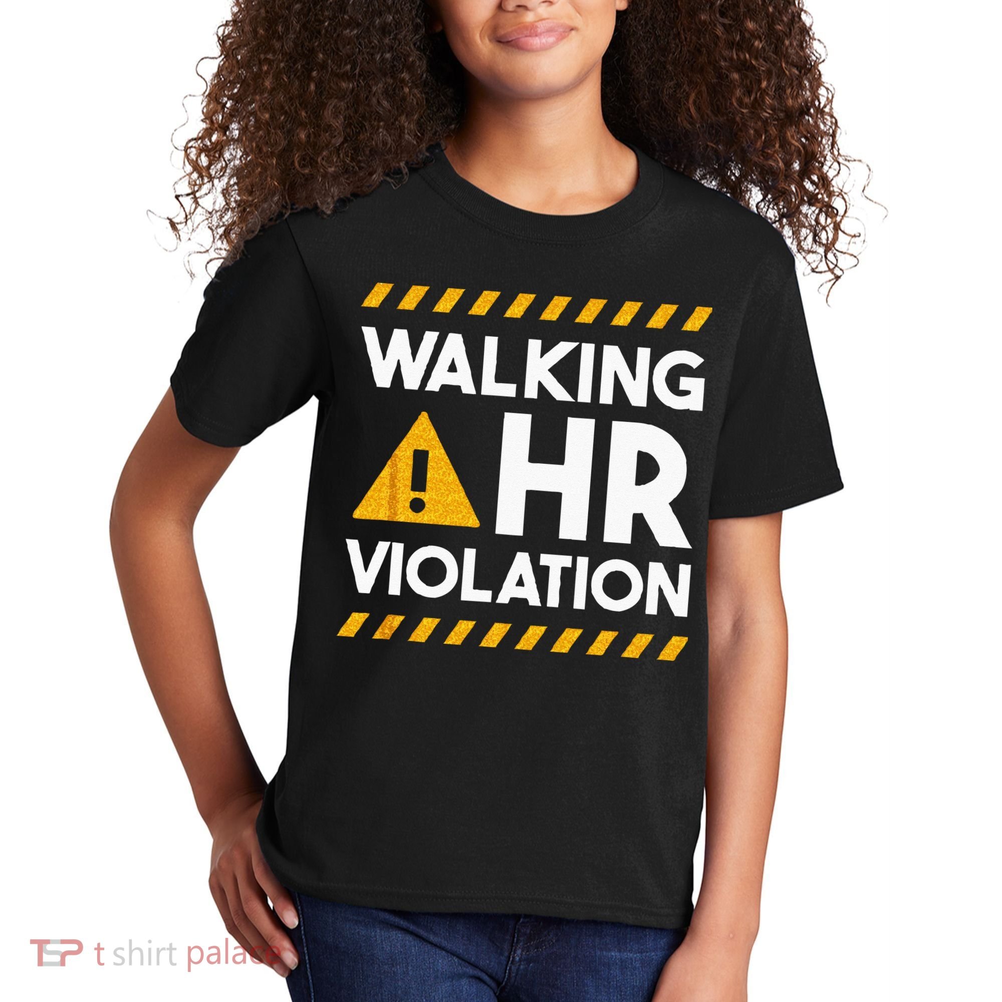 Human Resources Walking HR Violation Kids T-Shirt