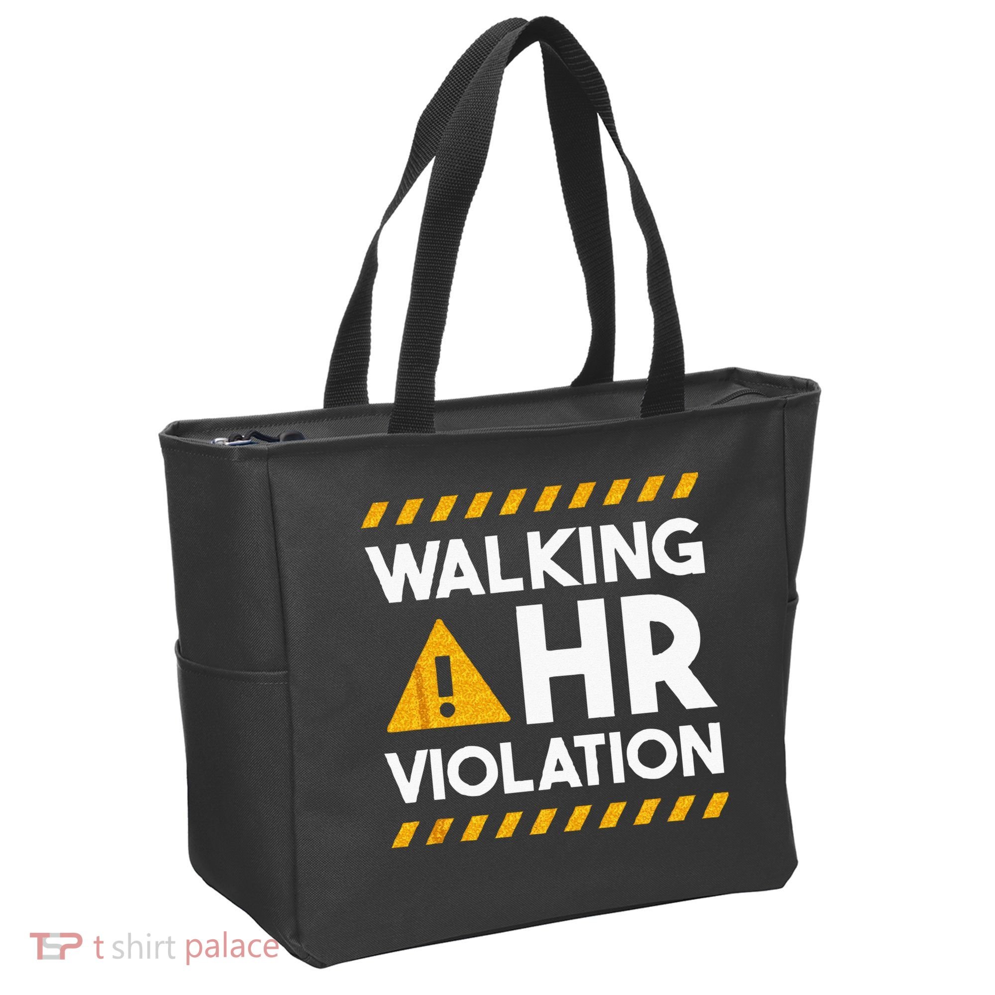 Human Resources Walking HR Violation Tote Bag