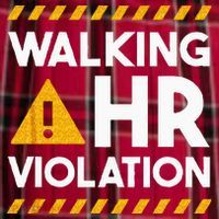 Human Resources Walking HR Violation Women's Flannel Plaid Pajama Pants thumb 2