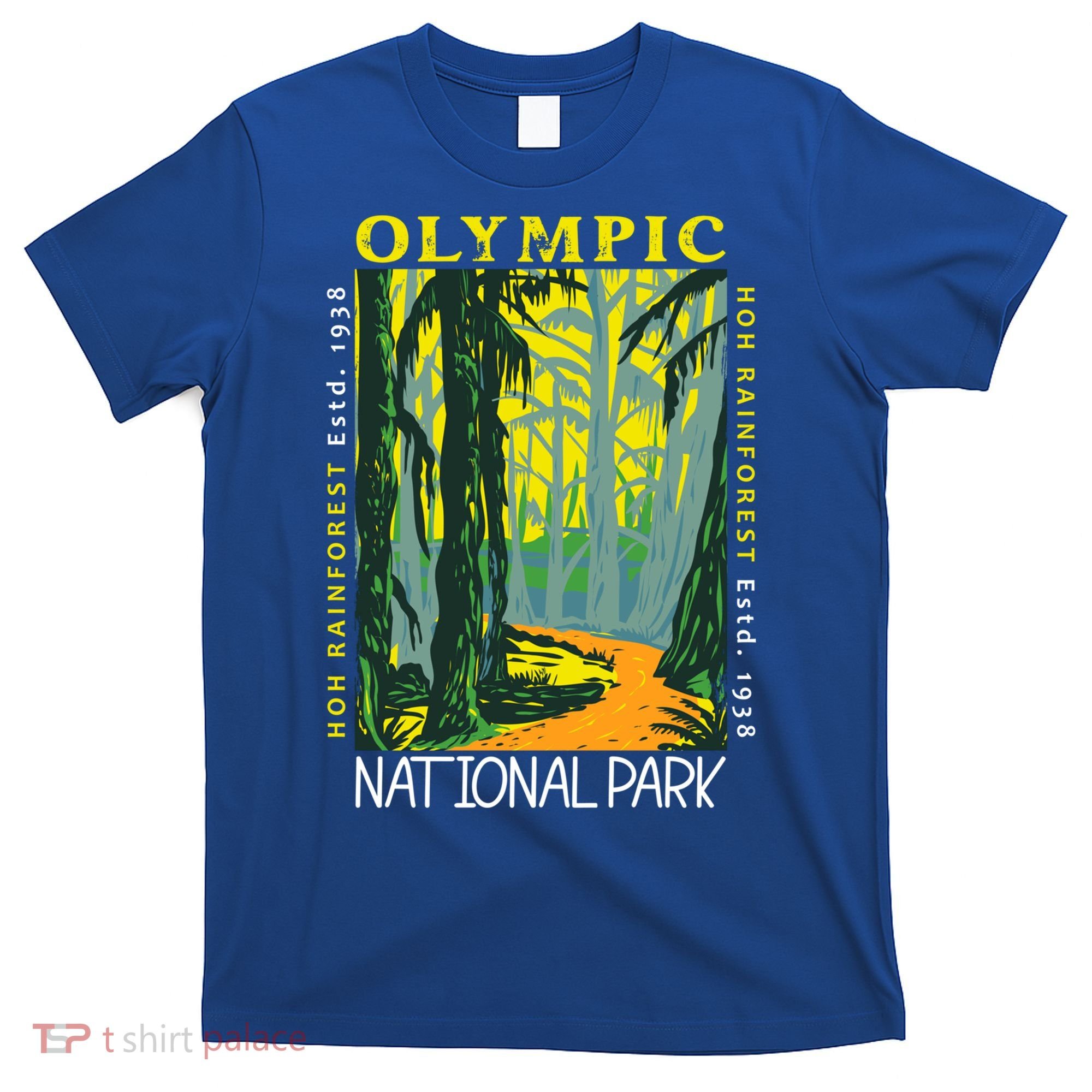Hoh Rainforest Washington National Park Vintage Gift T-Shirt