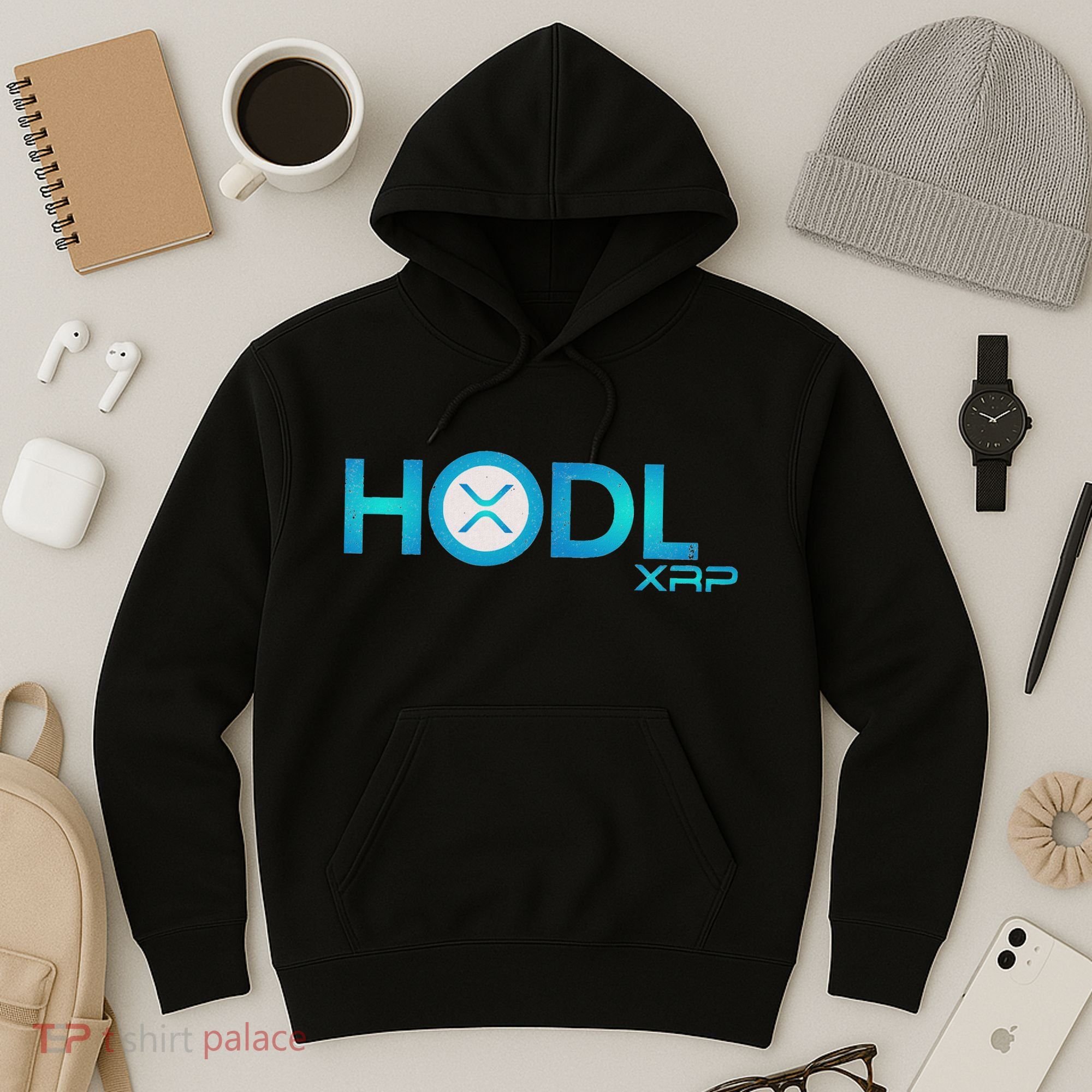 Hodl Ripple Xrp Moon Crypto Currency Hoodie