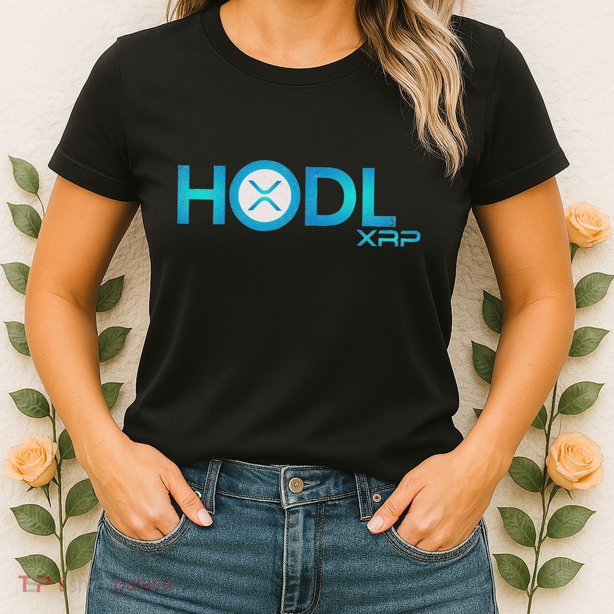 Hodl Ripple Xrp Moon Crypto Currency Women's T-Shirt