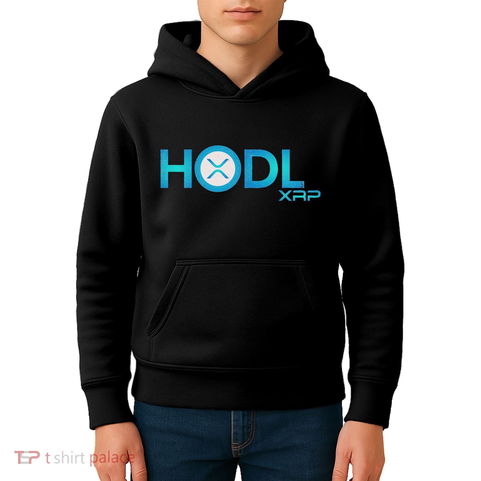 Hodl Ripple Xrp Moon Crypto Currency Kids Hoodie