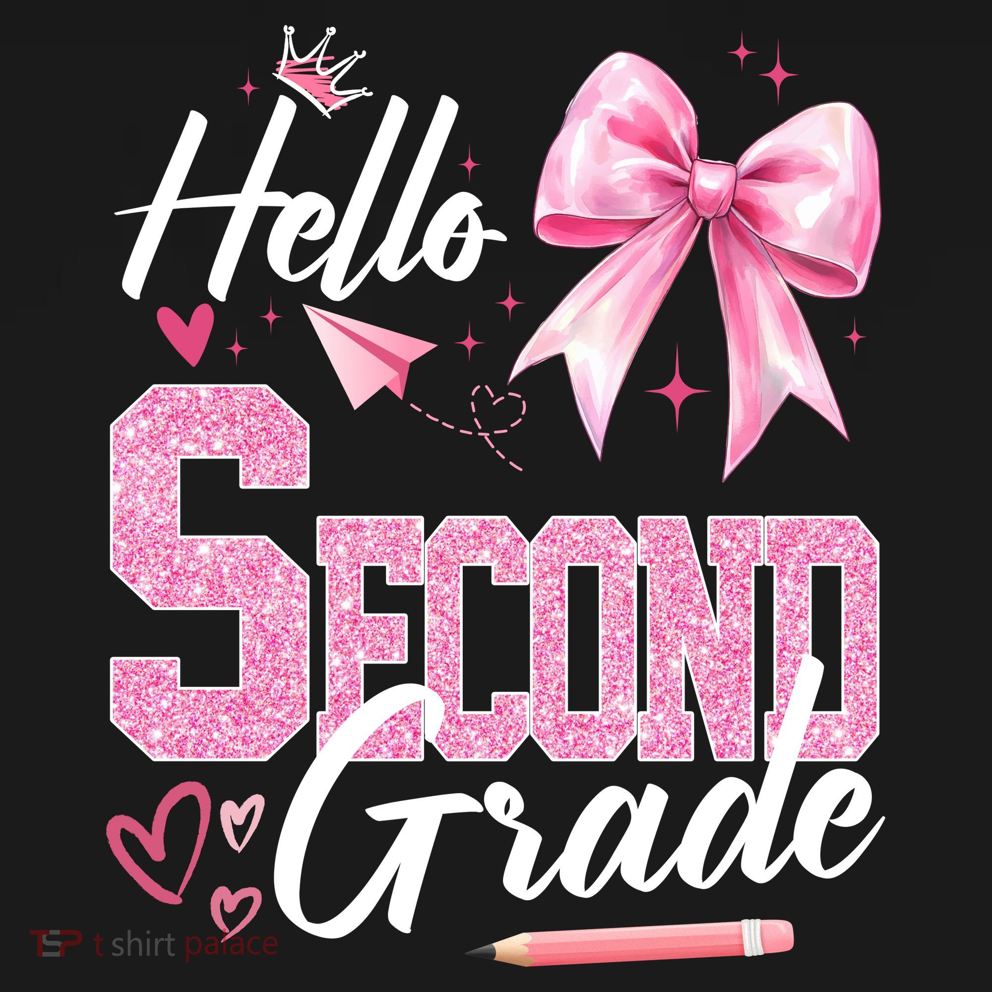 Hello Second 2nd Grade First Day Of School Coquette Teacher Coaster