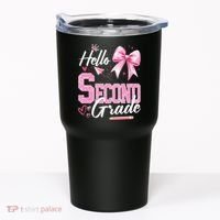 Hello Second 2nd Grade First Day Of School Coquette Teacher Tumbler thumb 0