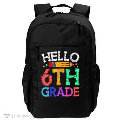 Hello Sixth 6Th Grade Back To School Students Teachers Gift Backpack