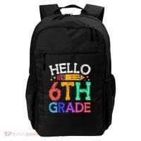 Hello Sixth 6Th Grade Back To School Students Teachers Gift Backpack thumb 0