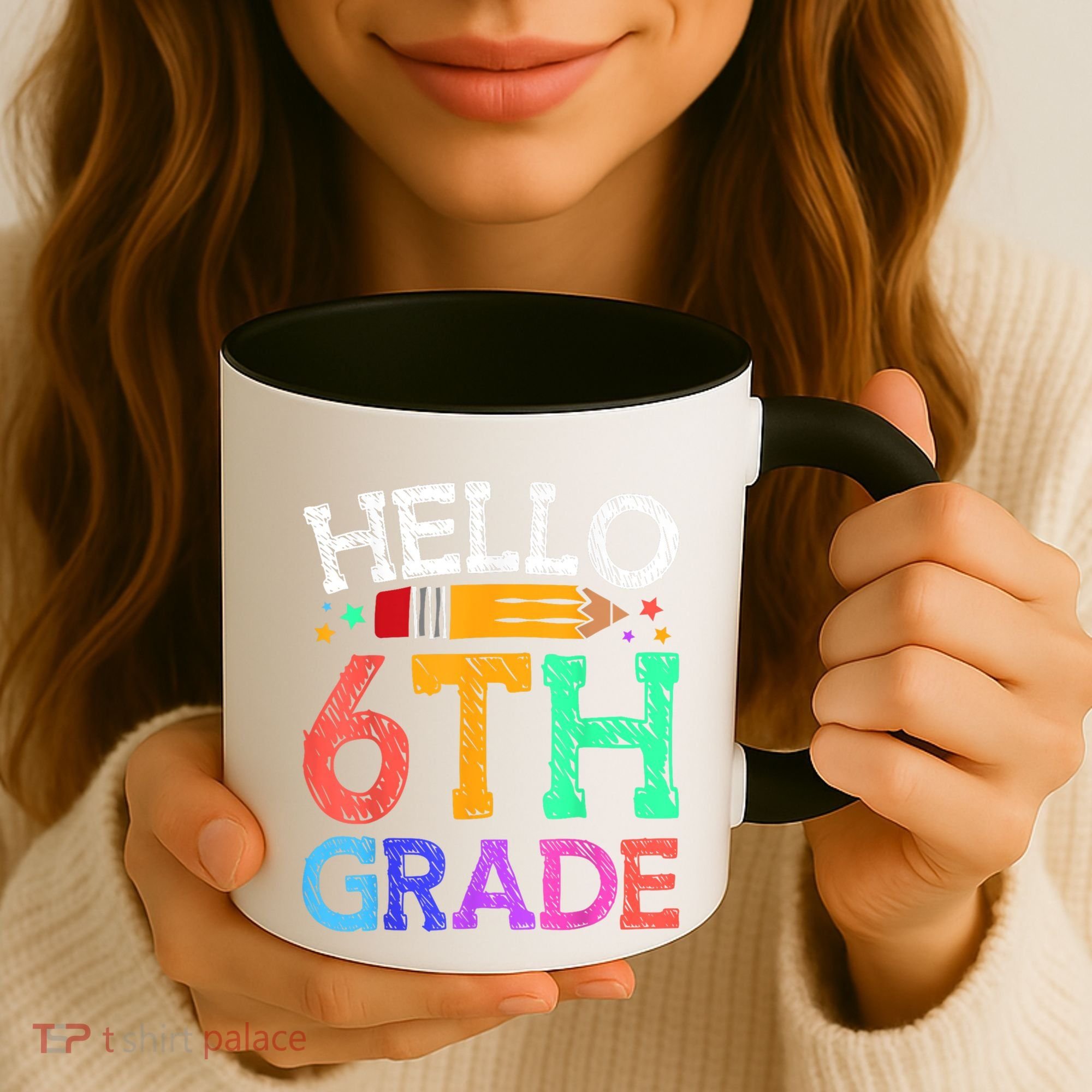 Hello Sixth 6Th Grade Back To School Students Teachers Gift Coffee Mug
