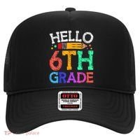 Hello Sixth 6Th Grade Back To School Students Teachers Gift Hat thumb 0