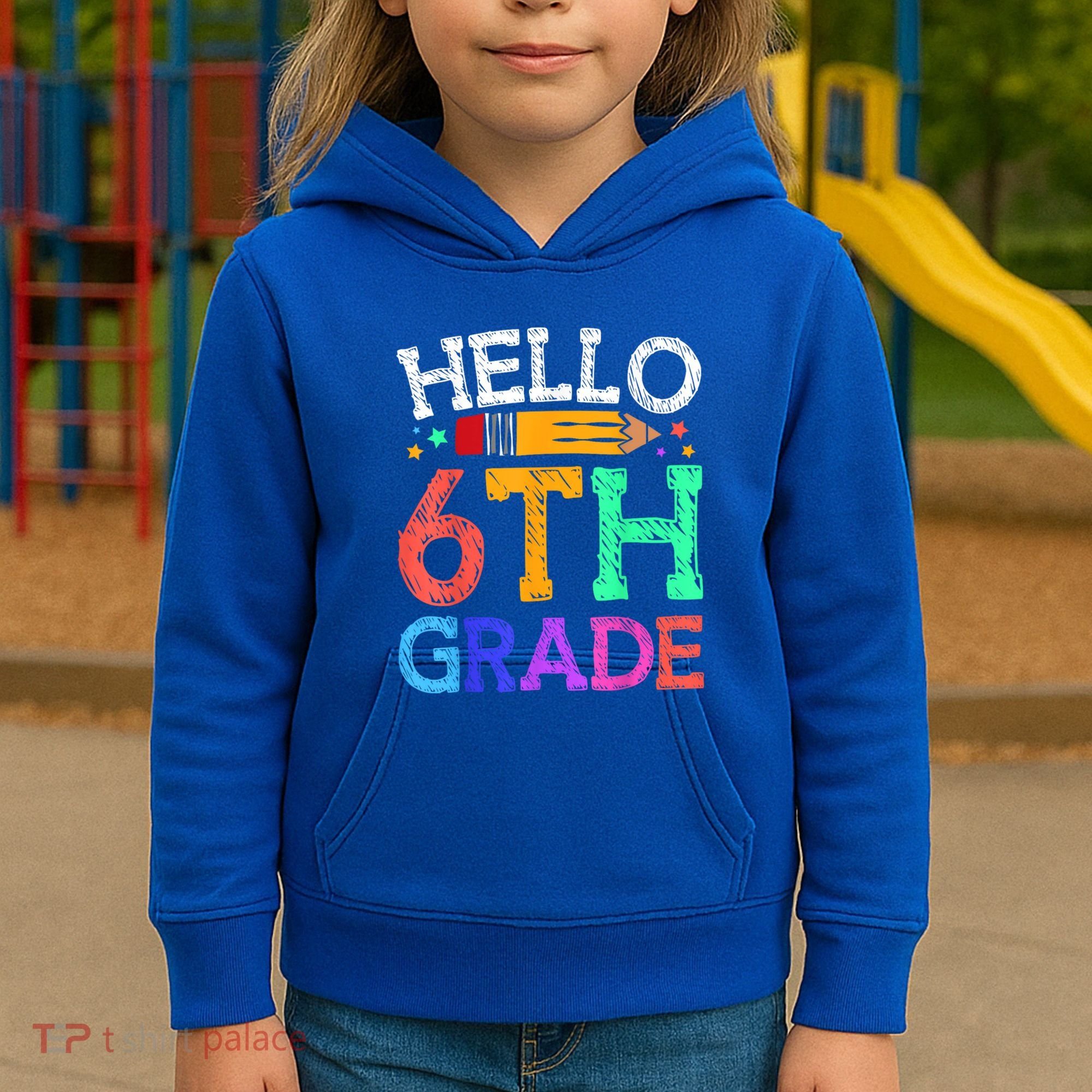 Hello Sixth 6Th Grade Back To School Students Teachers Gift Kids Hoodie